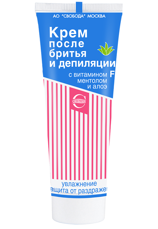 Крем после бритья и депиляции с витамином F и алоэ